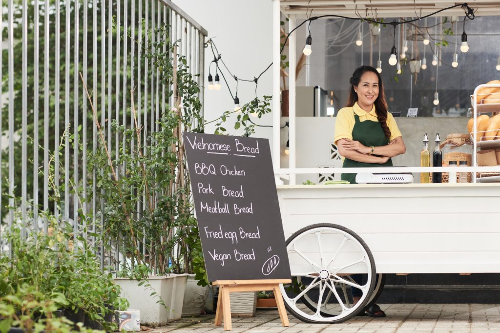 Street Food Cart Vendor